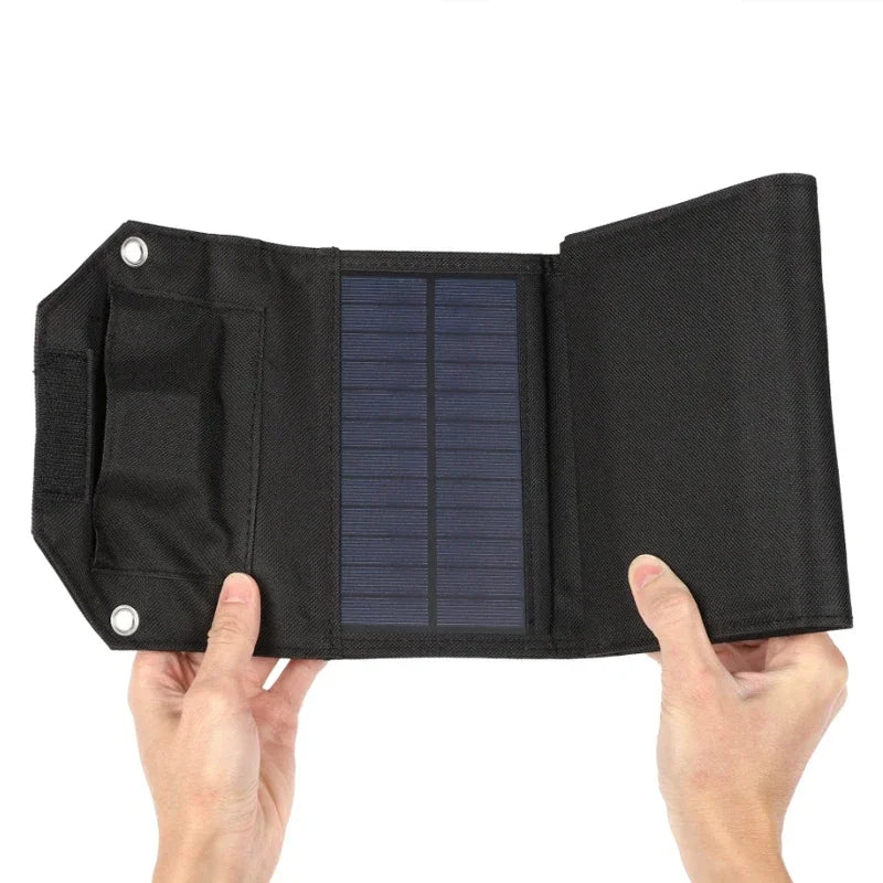 Panou Solar Pliabil Portabil 100W cu USB - Impermeabil pentru Camping