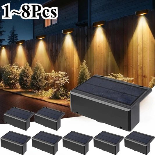 Lumini Solare LED pentru Perete și Gard - IP65 Impermeabile, Wireless