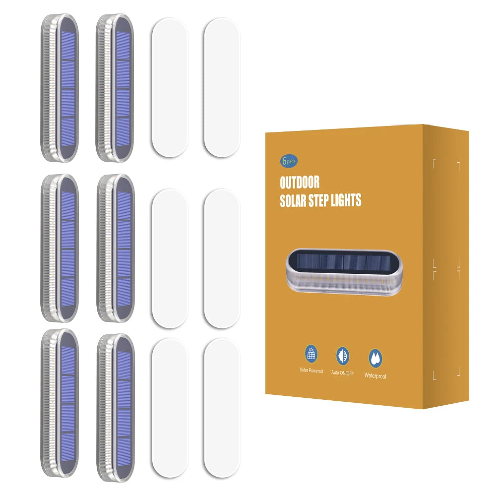 Lumini Solare LED pentru Trepte și Alei Carosabile - IP68, Rezistente 5 Tone