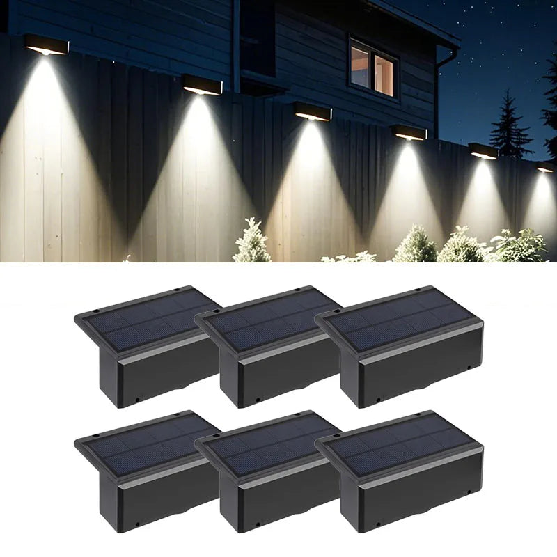 Lumini Solare LED pentru Perete și Gard - IP65 Impermeabile, Wireless
