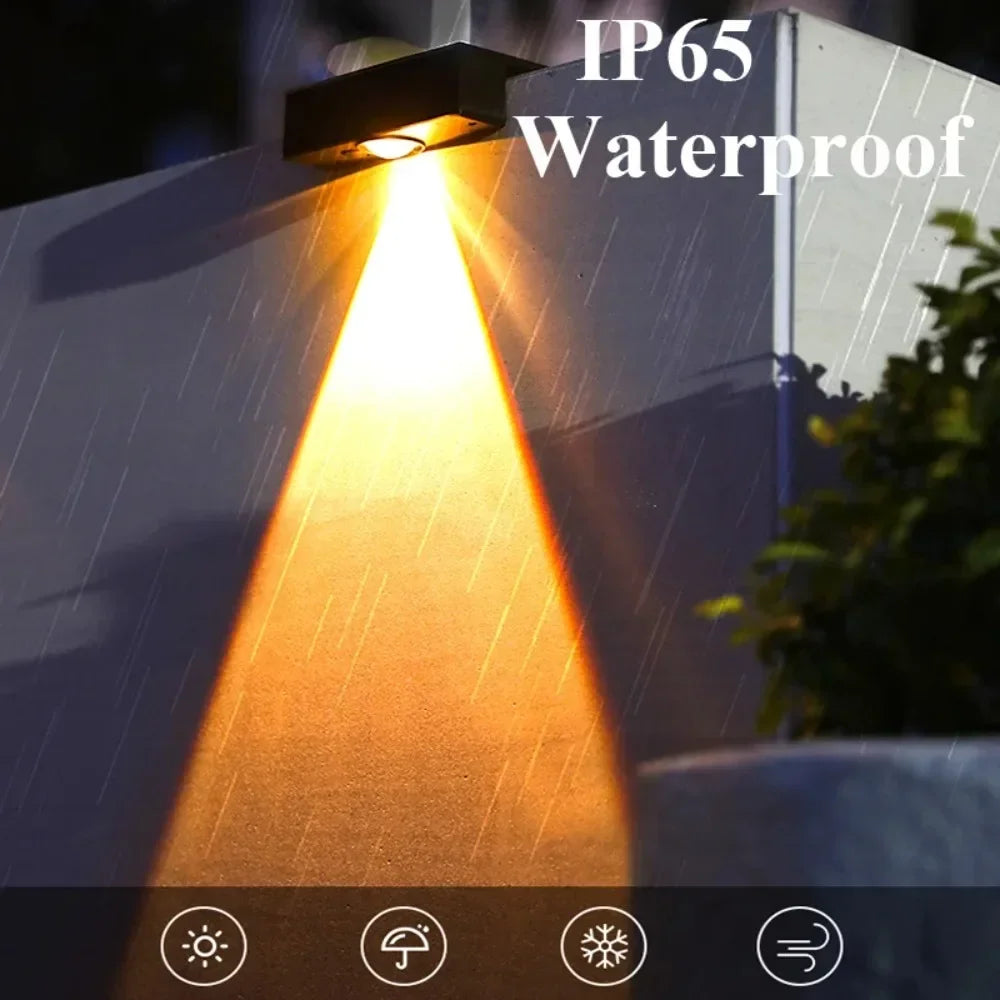 Lumini Solare LED pentru Perete și Gard - IP65 Impermeabile, Wireless