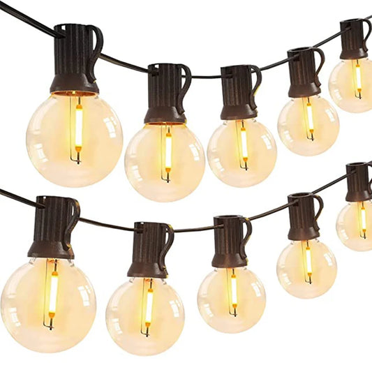 Ghirlandă Luminoasă LED G40 pentru Terasă și Grădină - Becuri Dimabile