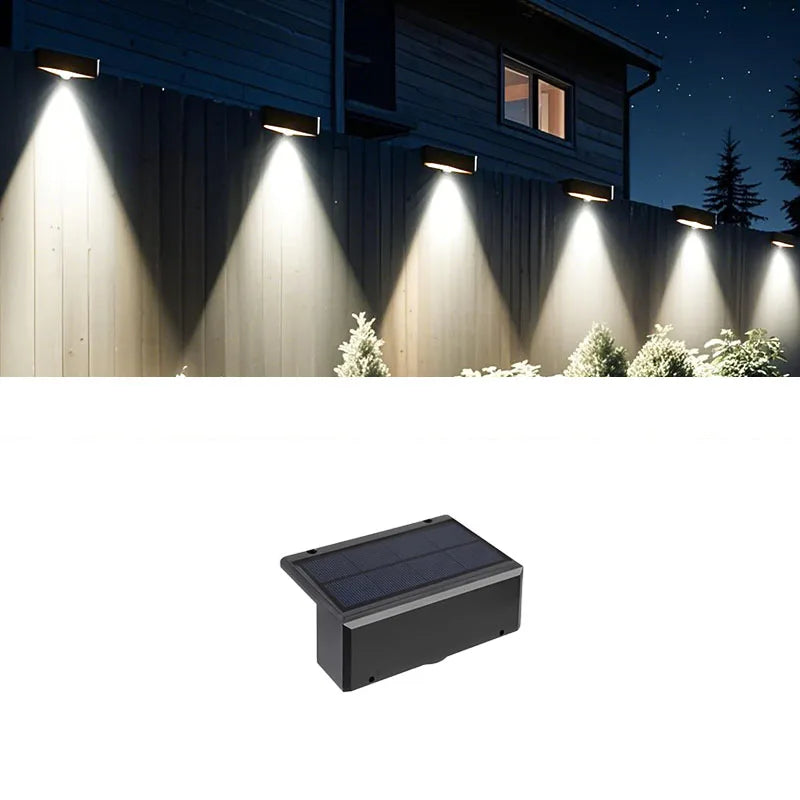 Lumini Solare LED pentru Perete și Gard - IP65 Impermeabile, Wireless