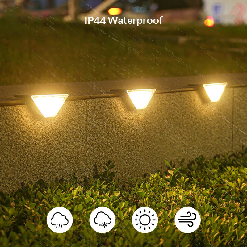 Set 8 Lumini Solare LED pentru Deck și Terasă - Impermeabile