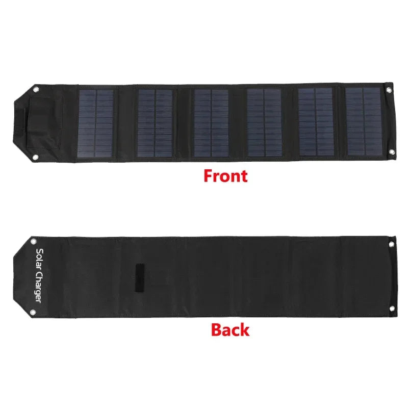 Panou Solar Pliabil Portabil 100W cu USB - Impermeabil pentru Camping